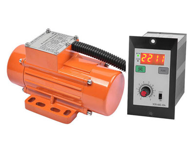 DC vibration motor with speed controller